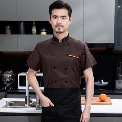 YSS_002三杠厨师服磨毛