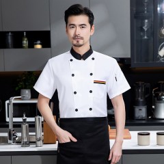 YSS_002三杠厨师服磨毛