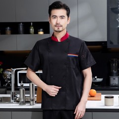 YSS_002三杠厨师服磨毛