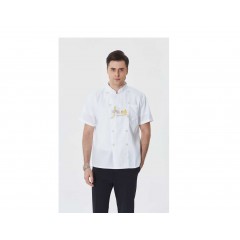 YSS_001中国厨房 厨师服磨毛