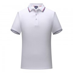 CY_33217# 凉感氨纶高端工作服T恤定制短袖工衣广东广州实力工作服订做厂家