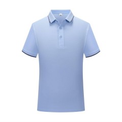 CY_6805# 短袖翻领有色高端工作服T恤定制企业工作装