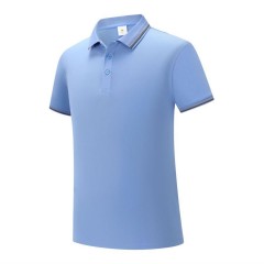 CY_931# 7A抗菌短袖翻领湖北武汉工作服T恤定制厂家