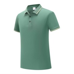 CY_931# 7A抗菌短袖翻领湖北武汉工作服T恤定制厂家