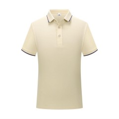 CY_6805# 短袖翻领有色高端工作服T恤定制企业工作装